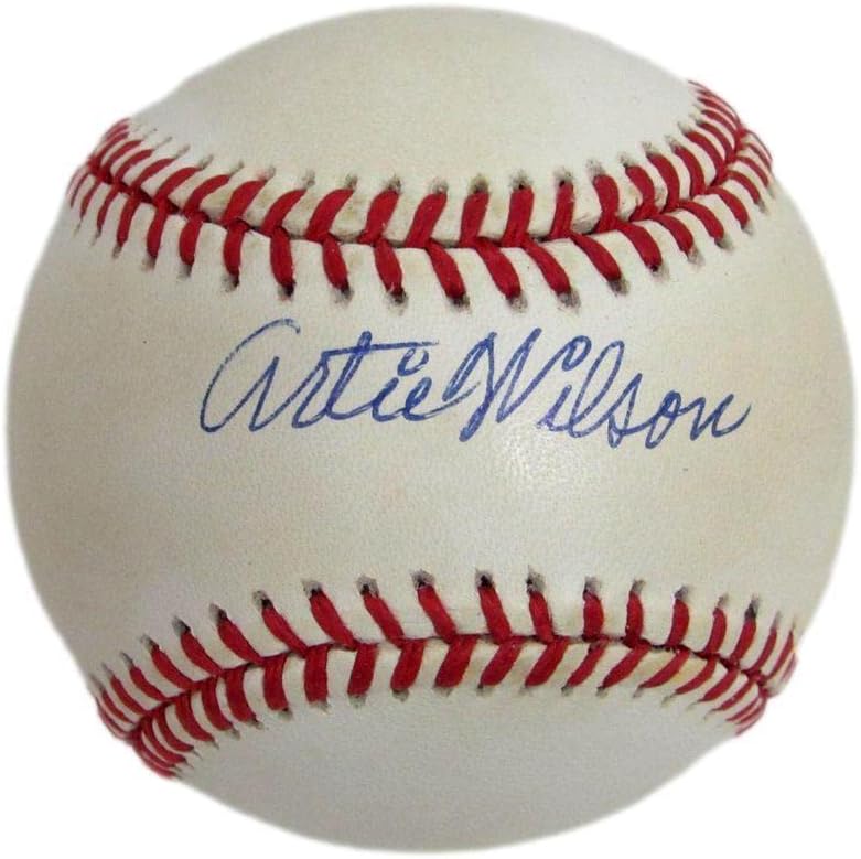 Artie Wilson Aláírt ONL Baseball Néger Liga, Birmingham Fekete Bárók PSA/DNS - Dedikált Baseball