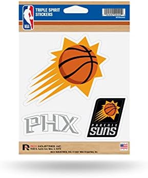 Rico Iparágak NBA Meghalni Vágva 3-Darab Hármas Szellem Matrica Lap, Philadelphia 76ers, 5 x 7 hüvelyk