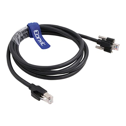 Eonvic Gigabit Ethernet Kábel RJ45 Ferde a kézzel meghúzható csavart Zár Ipari CCD Kamera (8M)