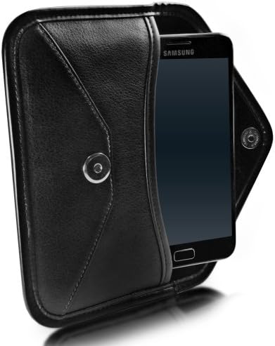 BoxWave Esetben Kompatibilis a Sony Walkman (NW-ZX707) - Elite Leather Messenger, Táska, műbőr tok Boríték Design Sony