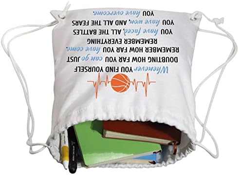 ZJXHPO Kosaras Ajándék Kosárlabda Anya Inspiráló Ajándék Kosárlabda Edző Motivációs Húzózsinórral Zsák Ömlesztett (HOL-Kosárlabda