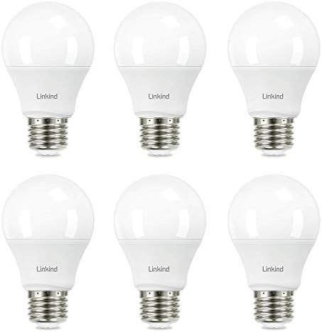 Linkind 19 LED Izzó, 60W Egyenértékű Izzók, 9W 4000K hideg Fehér, 840 Lumen Nem Szabályozható LED Izzó, E26 Szabványos