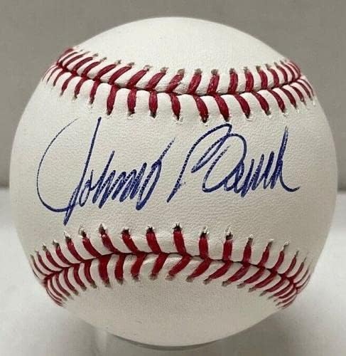 Johnny Padon Aláírt Hivatalos MLB Baseball SZÖVETSÉG N88326 Vörösök HOF Auto SZÉP - Dedikált Baseball