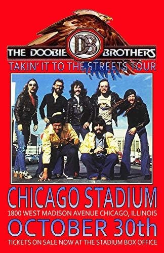 Doobie Brothers Replika 1976 Koncert Plakát