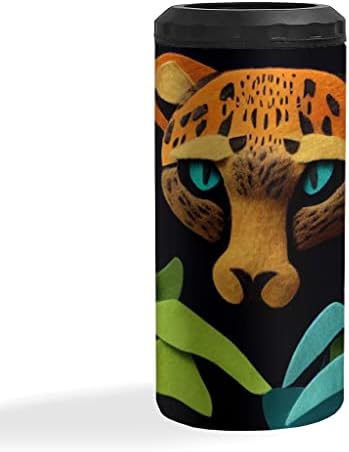 Jaguar Állat Művészeti Szigetelt Slim Lehet Hűvösebb - Grafikus Lehet Hűvösebb - Rajzfilm Szigetelt Slim Lehet Menőbb