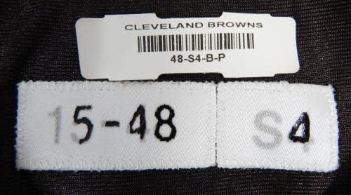 2015 Cleveland Browns Johnny Stanton IV 43 Játékban Használt Barna Gyakorlat Jersey 48 7 - Aláíratlan NFL Játék Használt