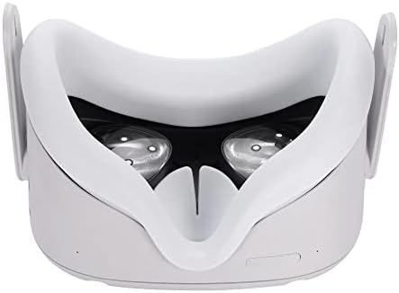 VR Szilikon Arcát Takaró Kompatibilis Oculus Quest 2,Fény-Vékony VR Arcát, Párna,Vízálló Anti-Piszkos Csere Arc Párna