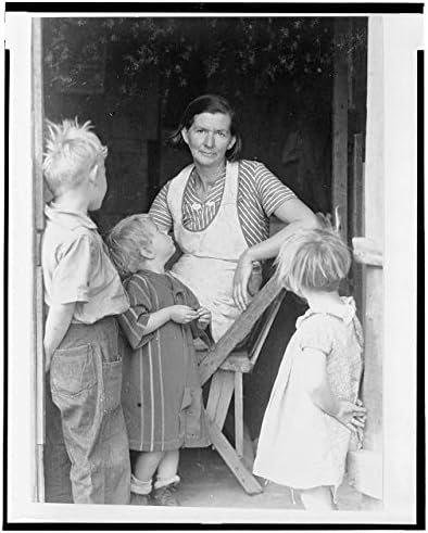 HistoricalFindings Fotó: Oklahoma Nagybirtokos Család,Riverside Megye,Nő,Gyermek,1935-Ben,Kaliforniában