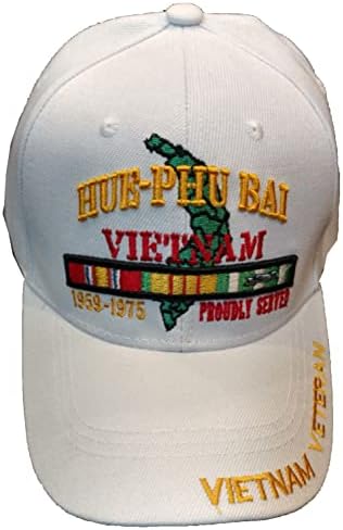 Hue-PHU Bai Vietnami Veterán Büszkén Szolgált, Baseball Sapka, Fehér