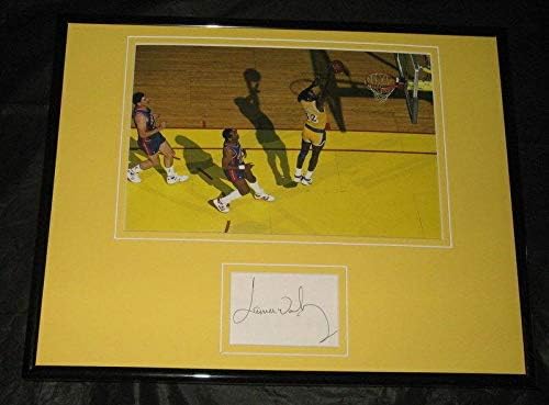 James Méltó Aláírt Keretes 11x14 fényképek Megjelenítési SZÖVETSÉG LA Lakers - Dedikált NBA-Fotók