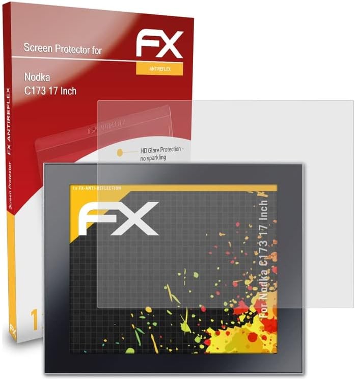 atFoliX képernyővédő fólia Kompatibilis Nodka C173 17 Hüvelykes Képernyő Védelem Film, Anti-Reflective, valamint Sokk-Elnyelő