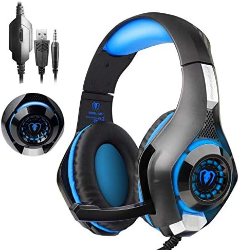 MFEEL PS4 Fülhallgató |Playstation 4 Gaming Headset PS4 Gaming Headset| Gaming Headset|Gaming Fejhallgató Mikrofon Hangerő-szabályozás