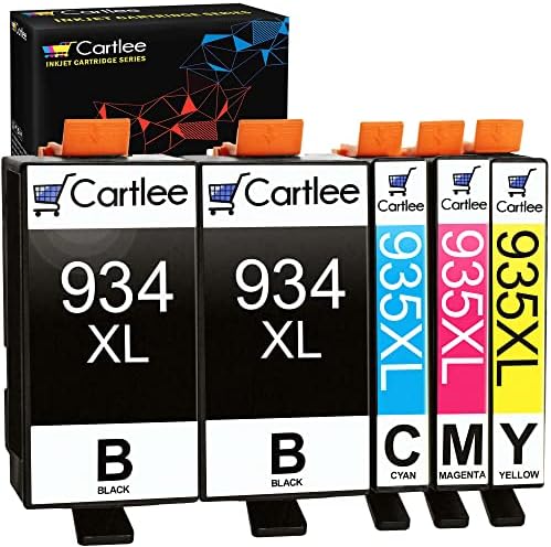 Cartlee 5 Csomag, Kompatibilis tintapatronok Cseréje a HP 934, valamint 935 934XL 935XL a OfficeJet Pro 6830 6230 6835