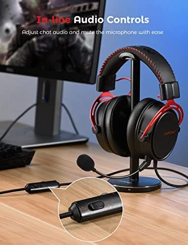 SE Gaming Headset, 3,5 mm-es Vezetékes Headset, 3D-s Hang Gaming Headset zajszűrős Mikrofon PS4 PC Gamer Kapcsoló